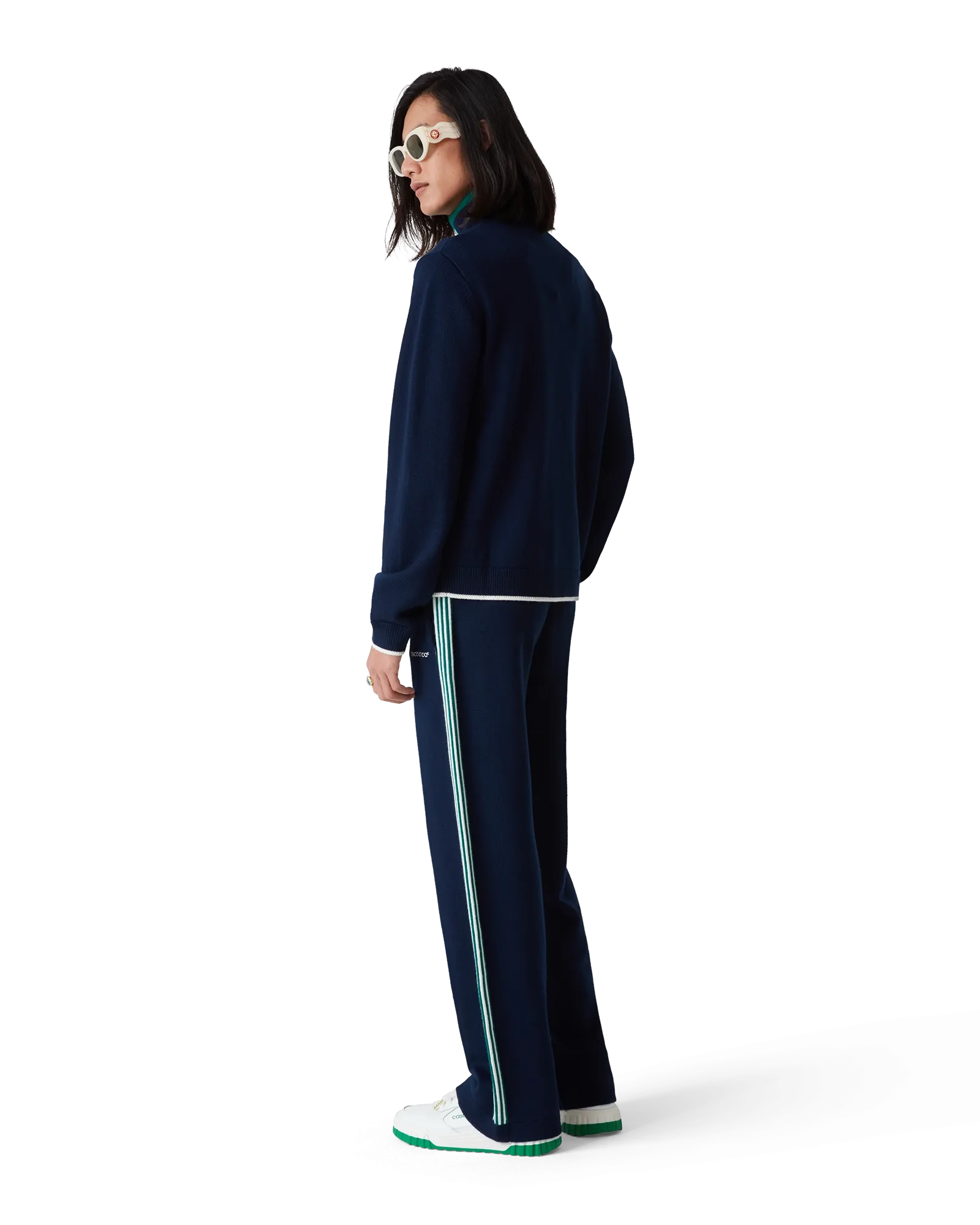 Knit Tennis Track Jacket