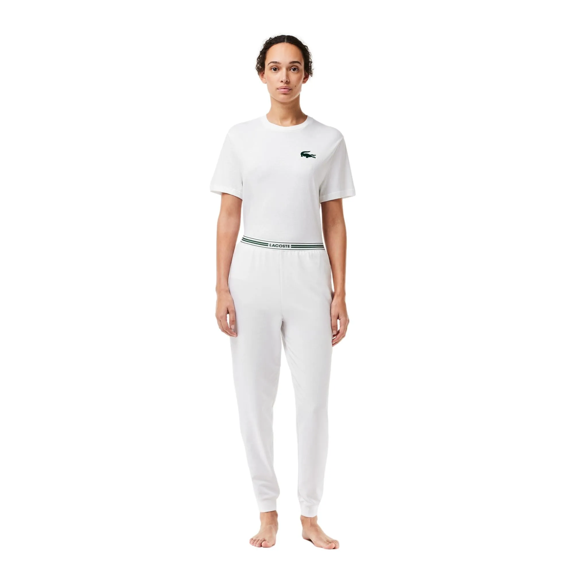Lacoste Womens Loungewear T-Shirt - White