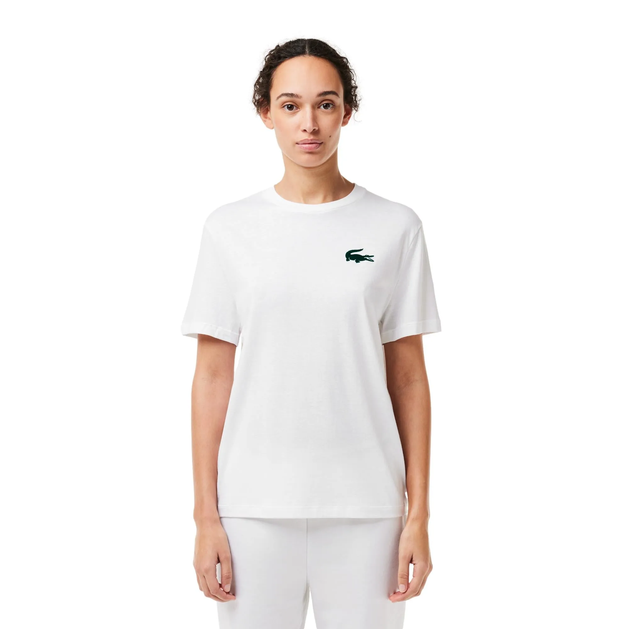 Lacoste Womens Loungewear T-Shirt - White