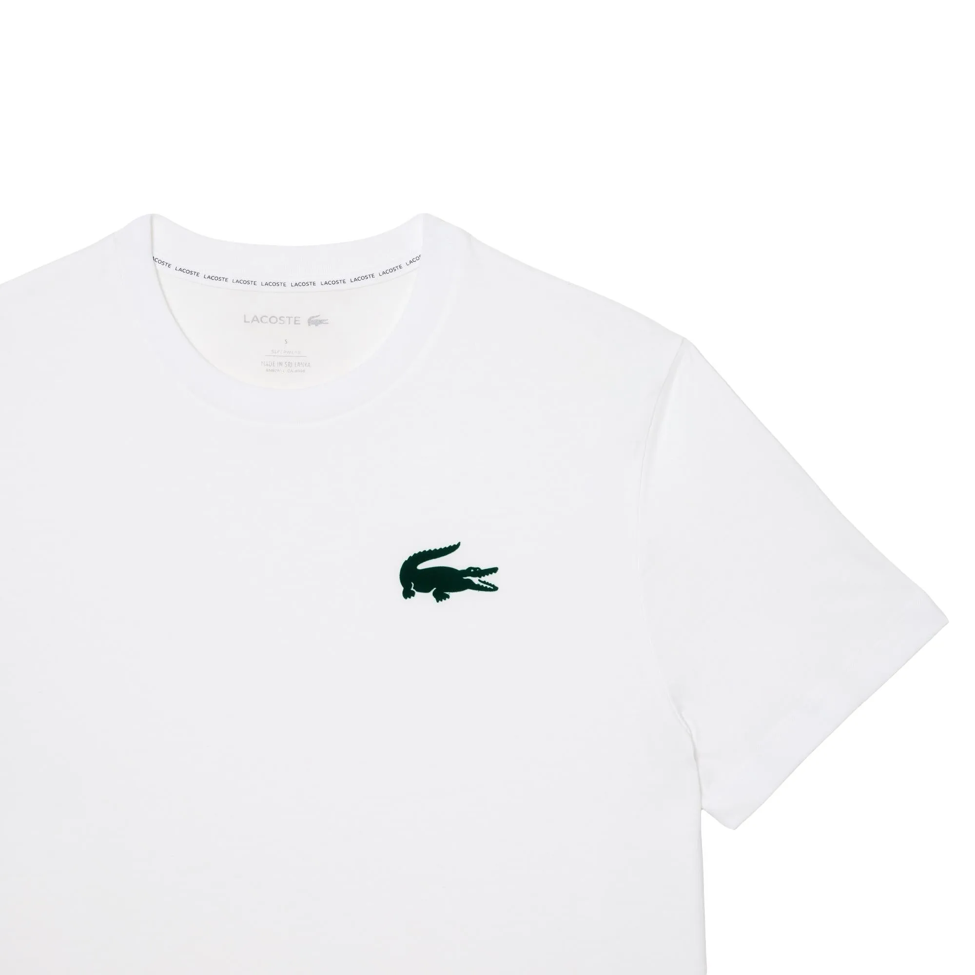 Lacoste Womens Loungewear T-Shirt - White