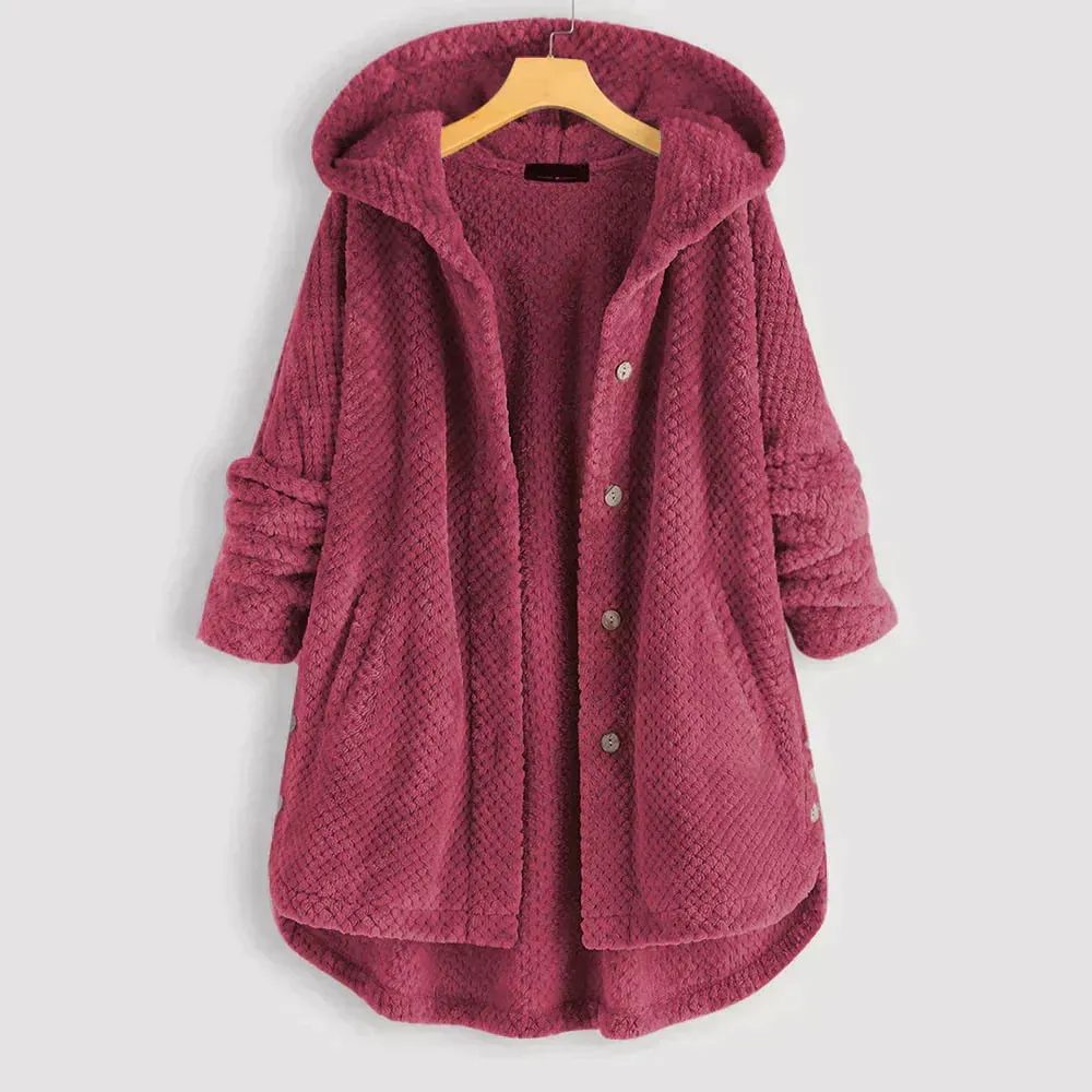 Larissa | The comfortable fleece-lined hooded jacket