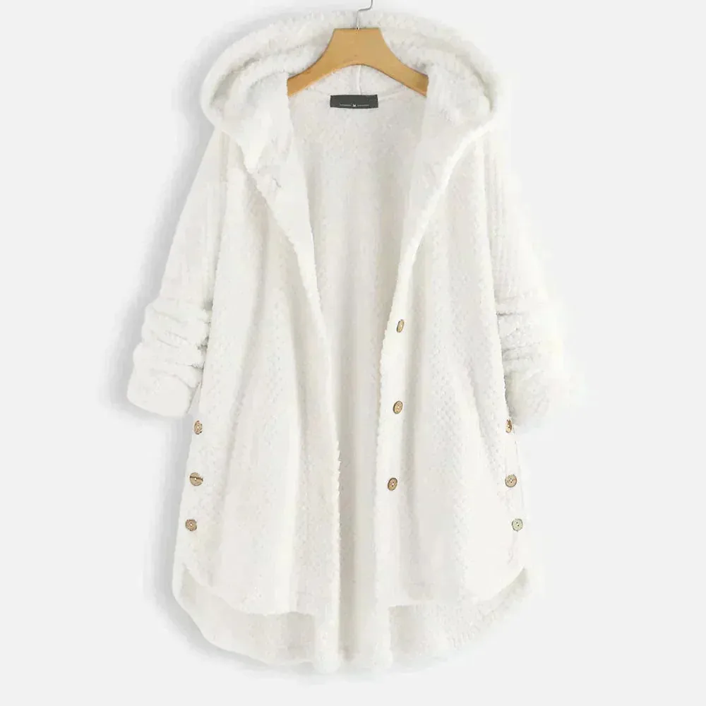 Larissa | The comfortable fleece-lined hooded jacket