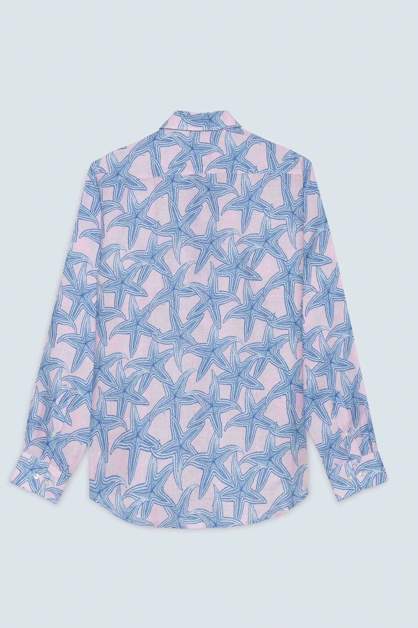 linen shirt stella pink