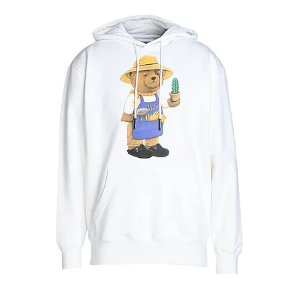 Market Botanical Bear sweatshirt, white