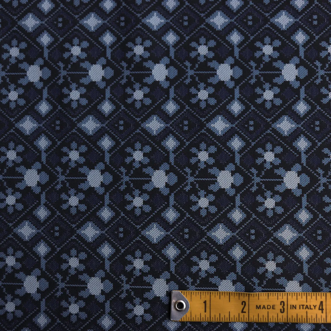 Matera Navy Jacquard