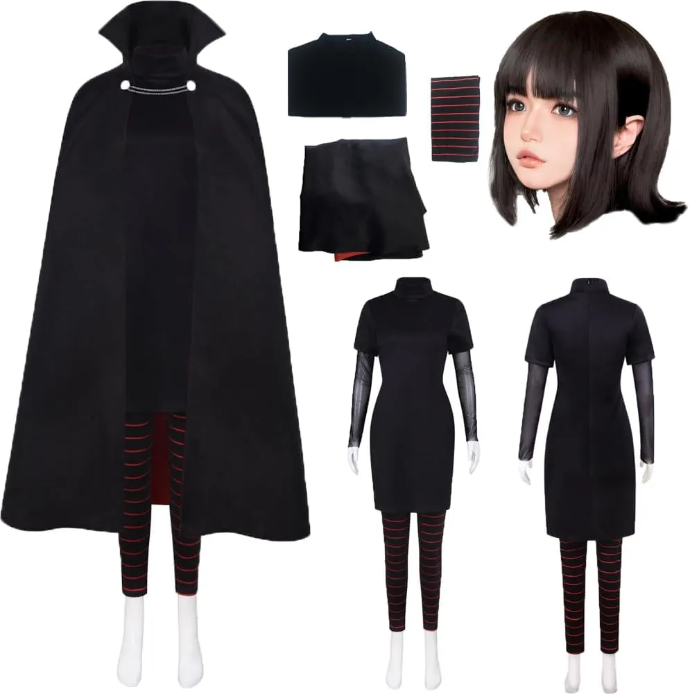 Mavis Cosplay Costume Mavis Cosplay Dress Cloak Full Set With Wig Halloween