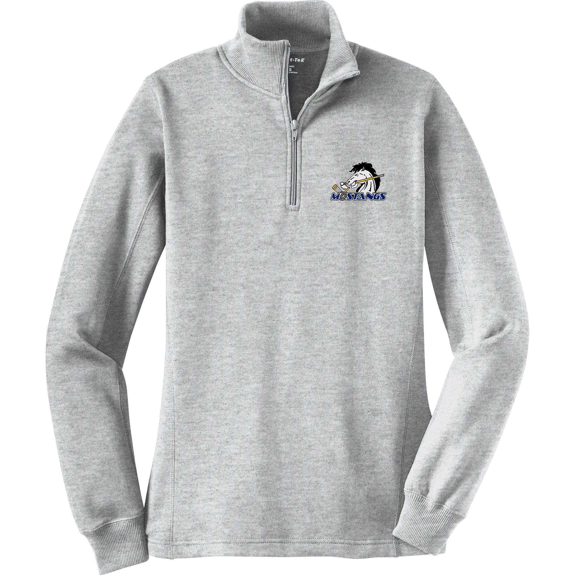 Mid-State Mustangs Ladies 1/4-Zip Sweatshirt