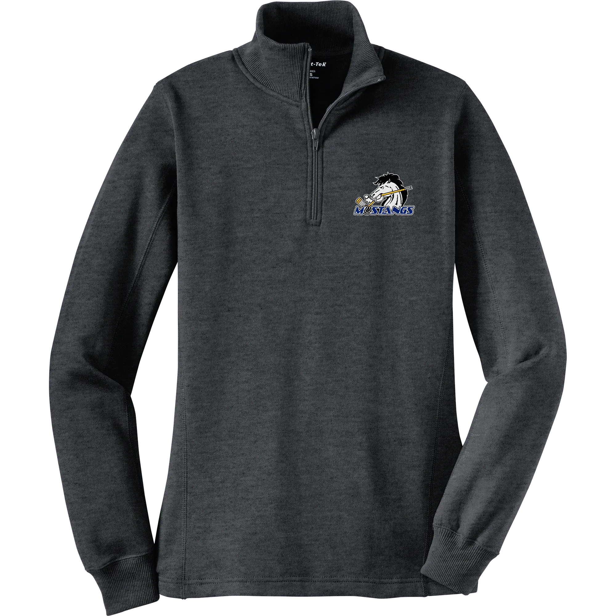 Mid-State Mustangs Ladies 1/4-Zip Sweatshirt