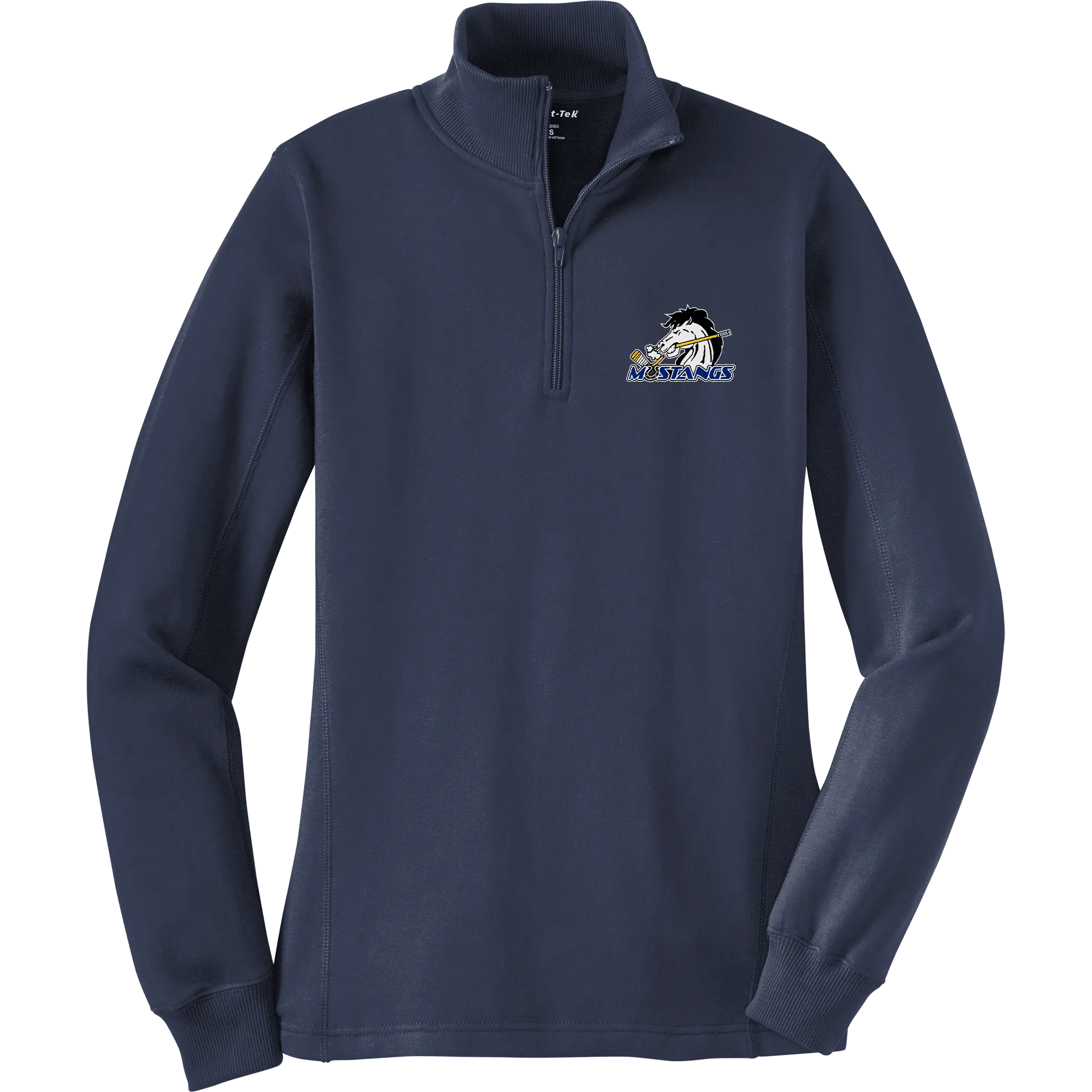Mid-State Mustangs Ladies 1/4-Zip Sweatshirt