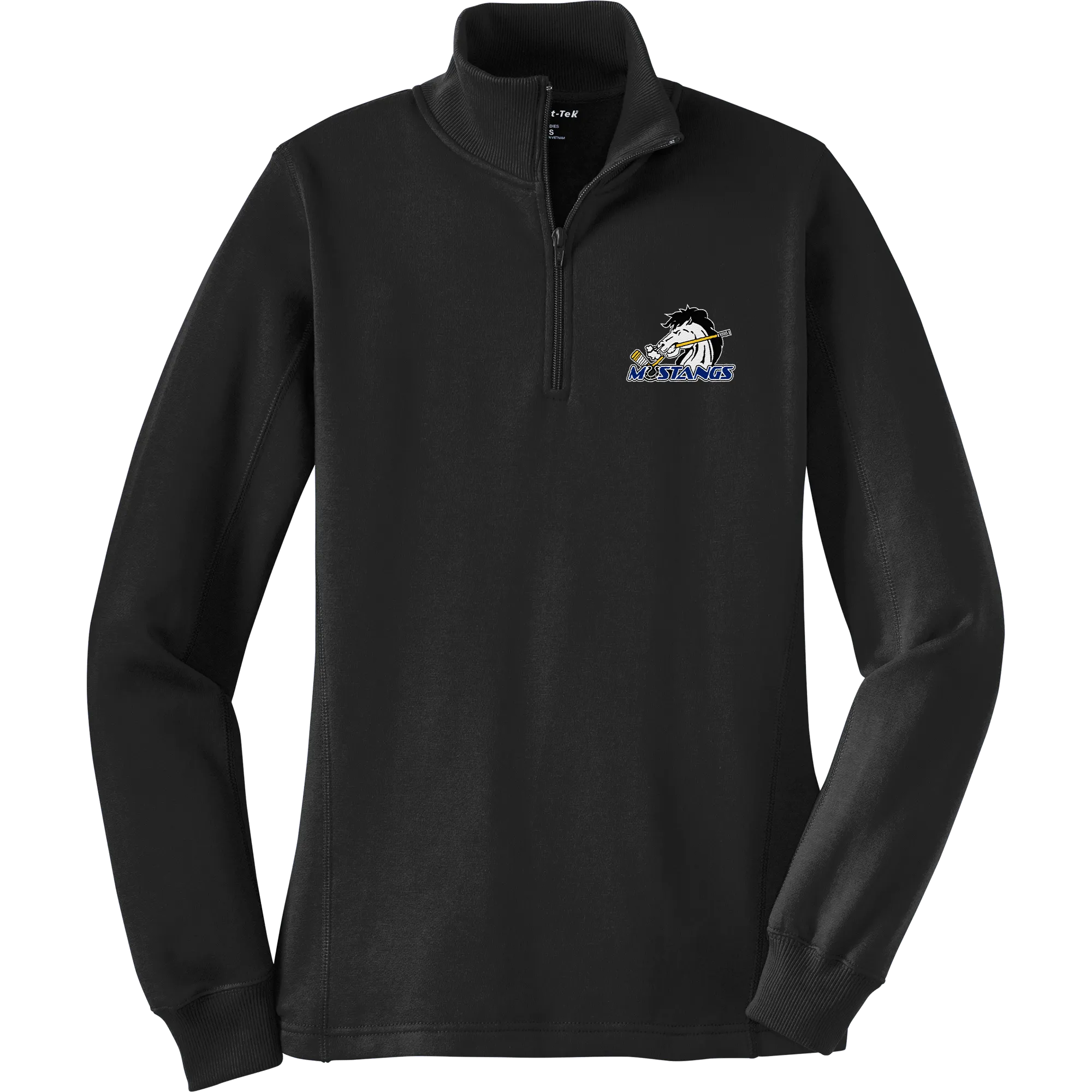 Mid-State Mustangs Ladies 1/4-Zip Sweatshirt