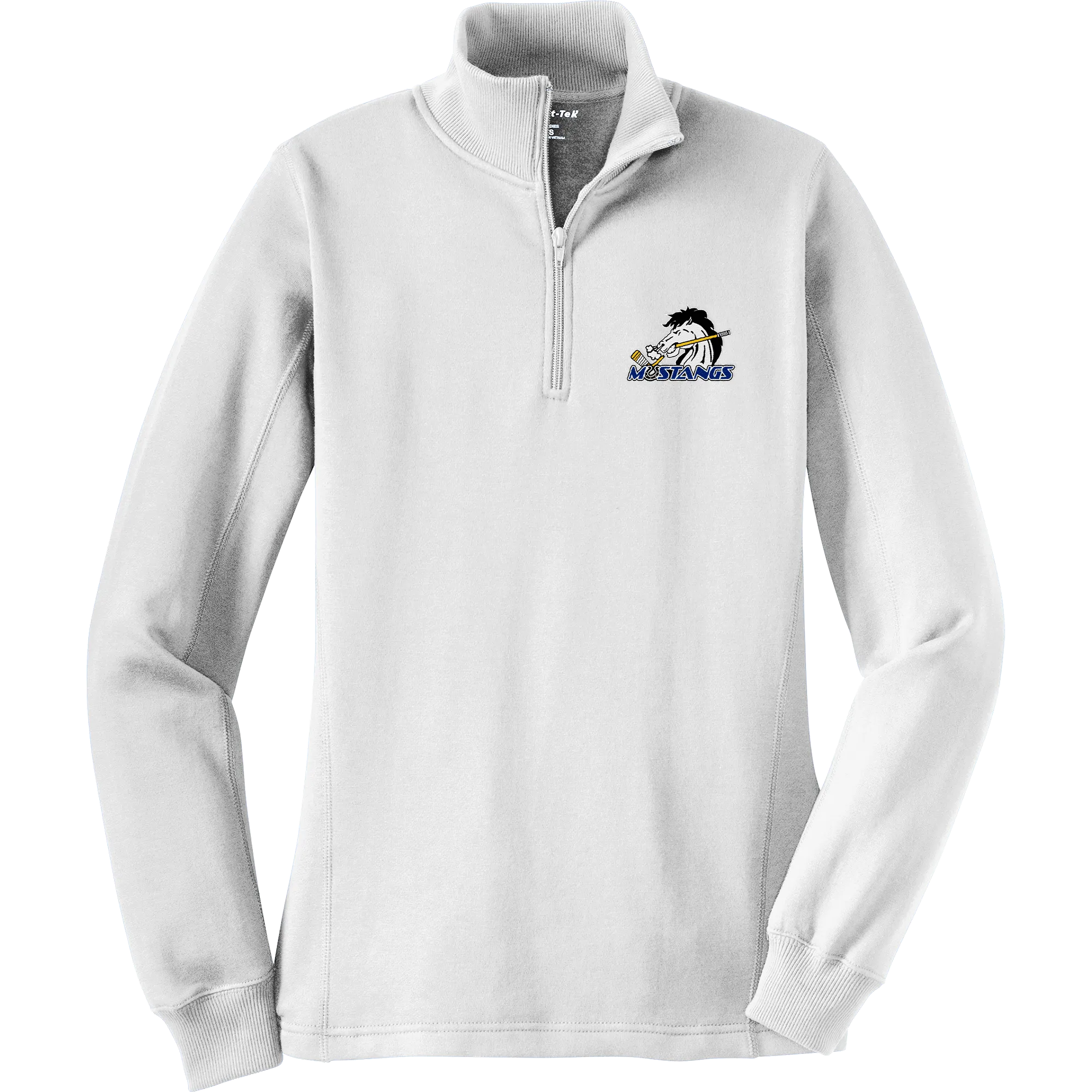 Mid-State Mustangs Ladies 1/4-Zip Sweatshirt