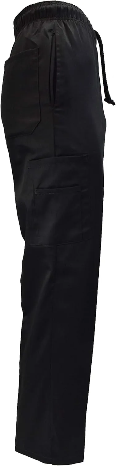 Natural Uniforms Classic 6 Pocket Chef Cargo Pants with Multi-Pack QTYS Available