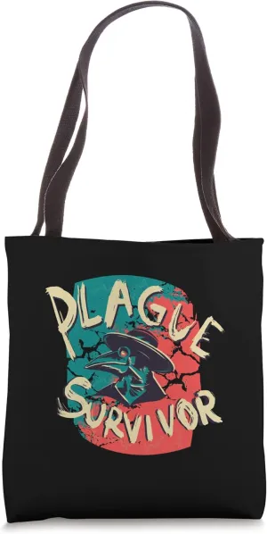 Plague Survivor - Plague Doctor Medieval Creepy Tote Bag