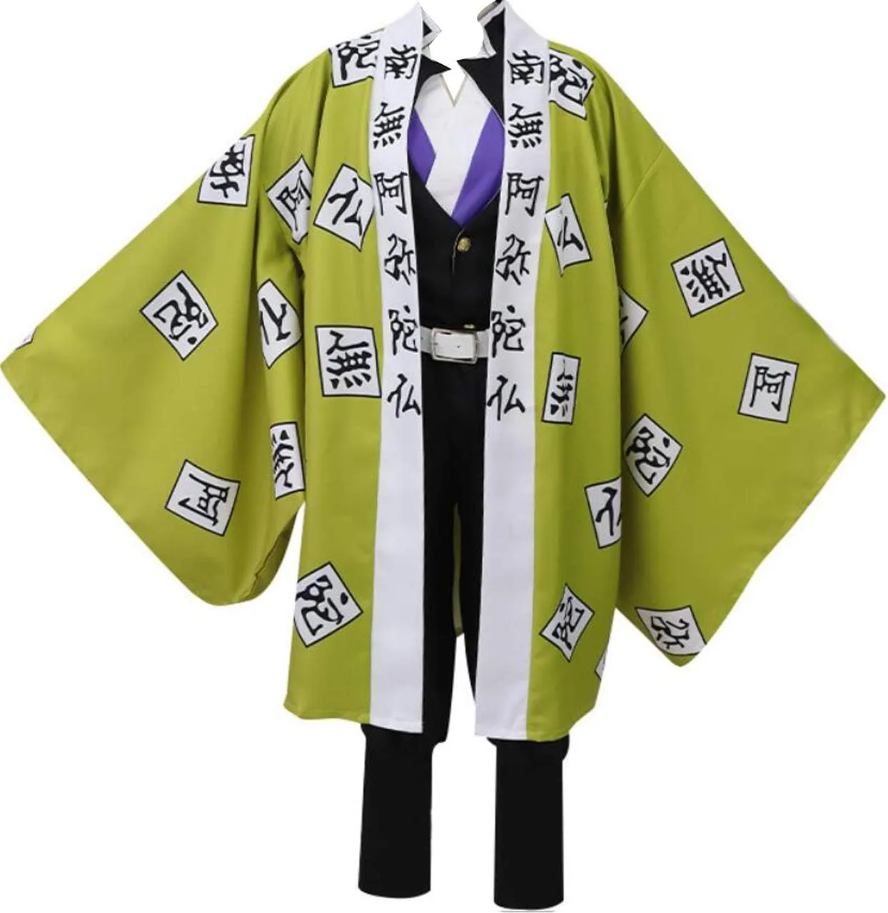 Poetic Walk Anime Uniform Cosplay Gyomei Himejima Halloween Kimono Costume Coat Pants Suit Cloak