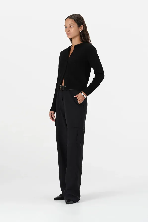 Rue Knit Cardi Black