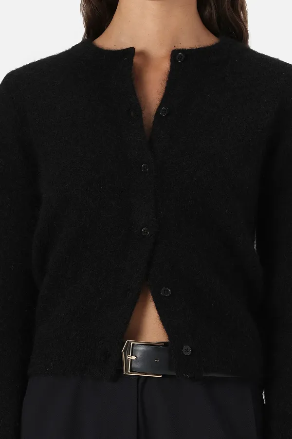 Rue Knit Cardi Black