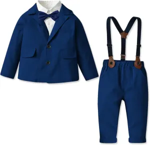 SANGTREE Baby Boys Gentleman Outfits Suits Set, 3 Months - 14 Years