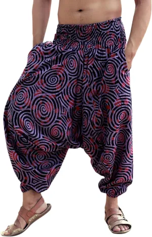 SARJANA HANDICRAFTS Men Women Cotton Harem Pants Pockets Yoga Trousers Hippie