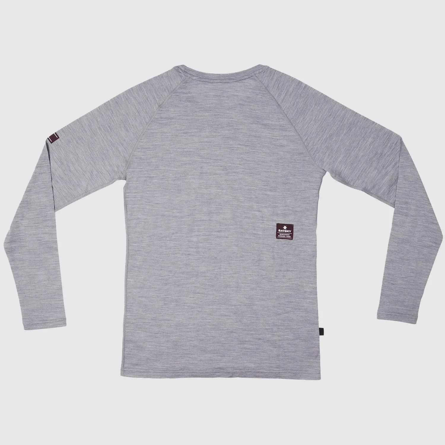 SAYSKY Men's Merino Base 165 Top Grey