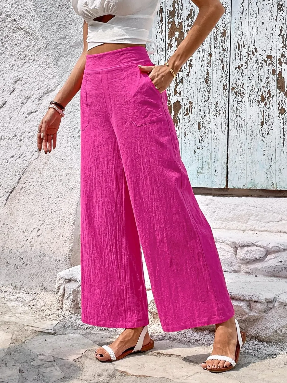 SECOLI 2024 Wide Leg Long Pant for Women Wide Leg Pants