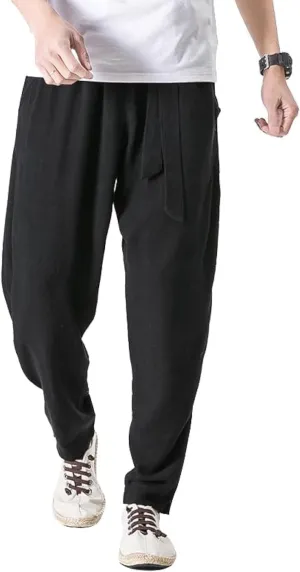 Seidarise Men's Joggers Sweatpants Harem Jogger Pant Long Sports Pants