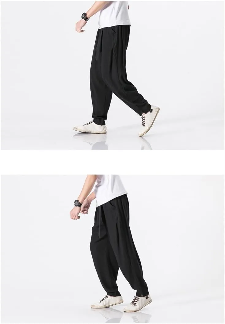 Seidarise Men's Joggers Sweatpants Harem Jogger Pant Long Sports Pants