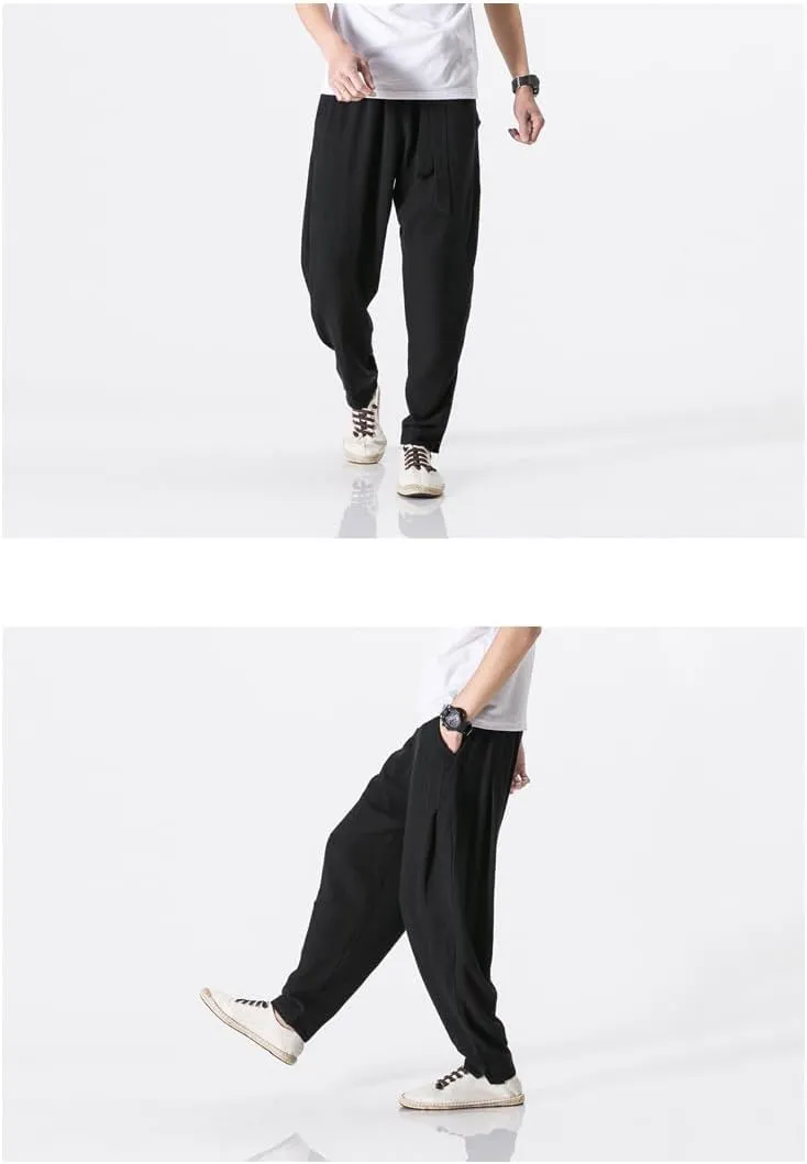 Seidarise Men's Joggers Sweatpants Harem Jogger Pant Long Sports Pants