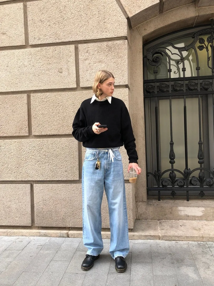 Short -length sweater   N2719