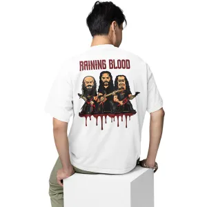 Slayer Oversized T shirt - Raining Blood