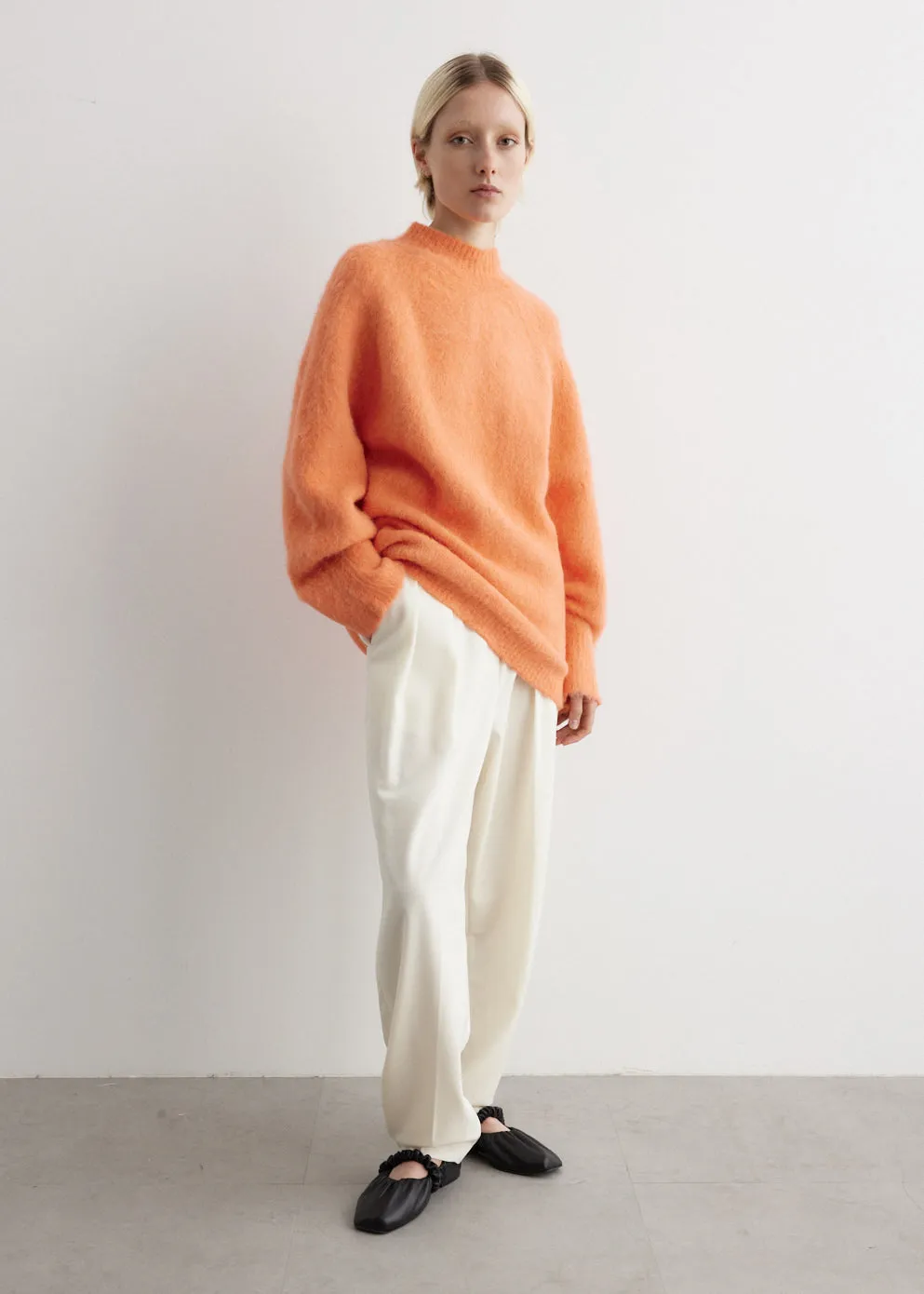 Soft Brushed Knit Sweater