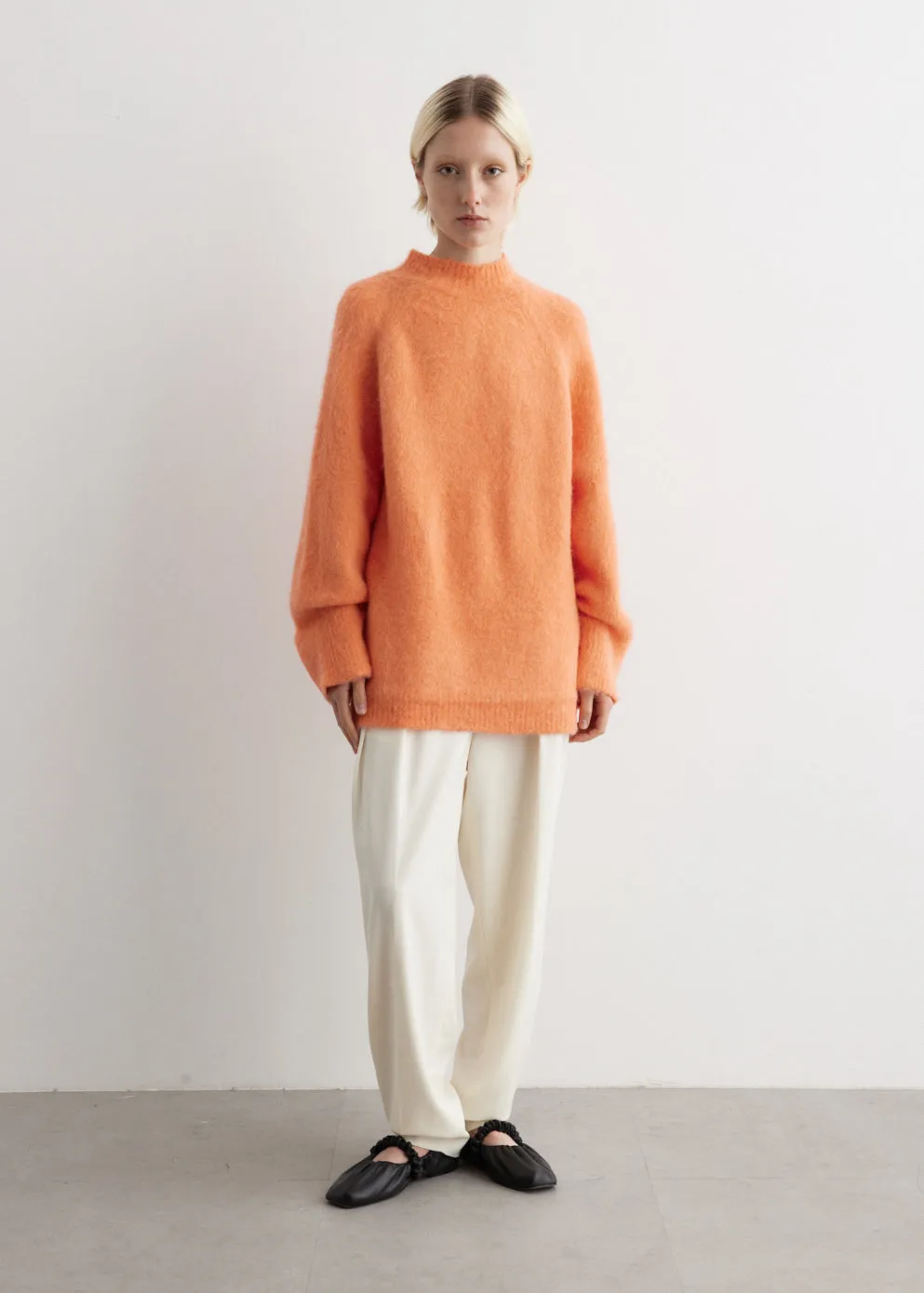 Soft Brushed Knit Sweater