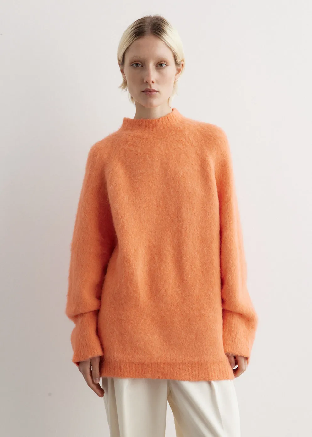 Soft Brushed Knit Sweater