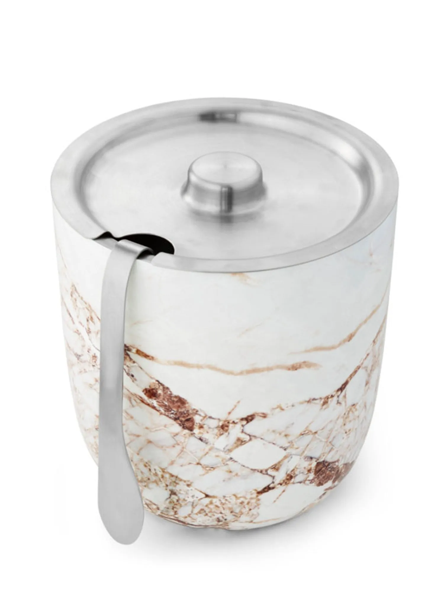 S'well 68oz Calacatta Gold Ice Bucket   Tongs