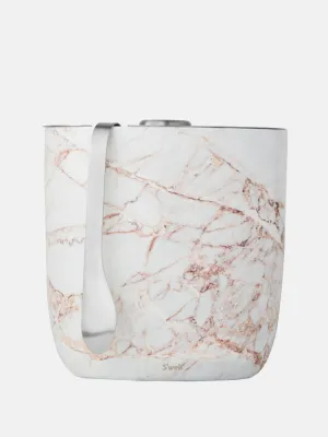 S'well 68oz Calacatta Gold Ice Bucket   Tongs