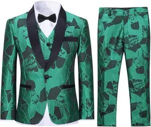SWOTGdoby Boys Suits 3 Piece Slim Fit Kids Tuxedo Suits for Boys Formal Dress Blazer Jacket Pants Vest Wedding Party Prom