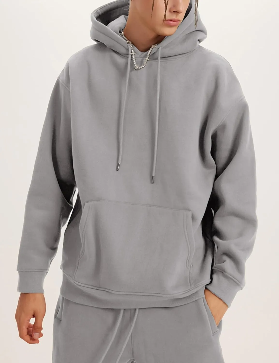Tanming Mens Tracksuits 2 Piece Sweatsuit Sets Fleece Long Sleeve Hoodies Jogger Pants Athletic Jogging Outfits