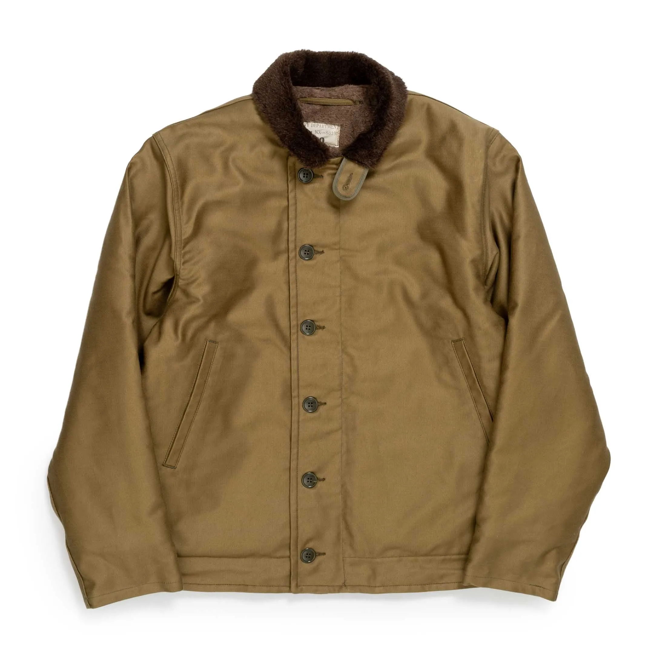 The Real McCoy's N-1 Deck Jacket Khaki