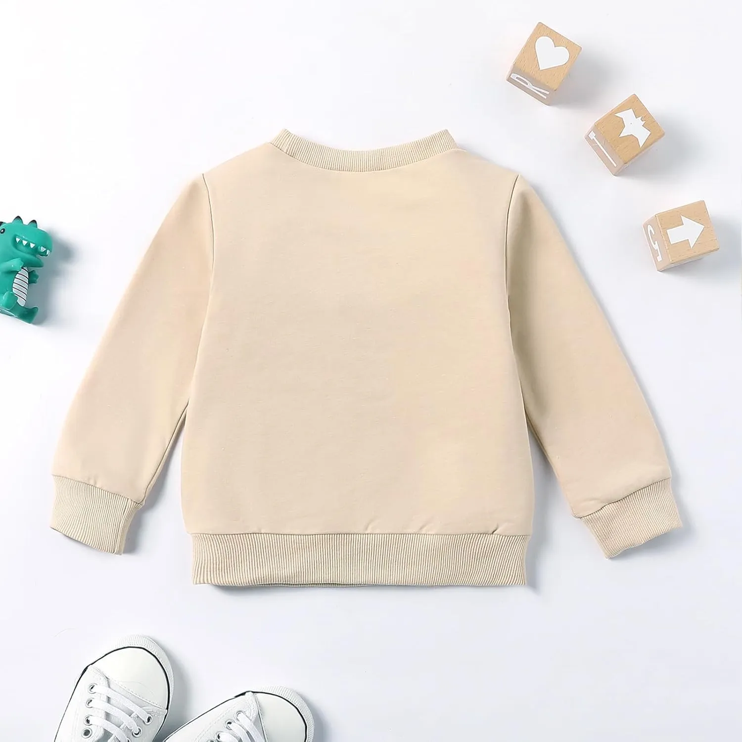 Toddler Baby Boy Girl Matching Clothes Big Sis Bro Crewneck Sweatshirt Oversized Sweater Outfits