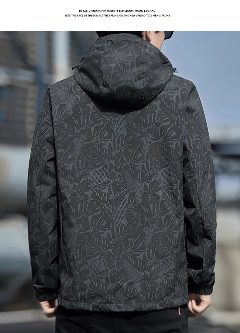 Trendy Summer Print Sun-Protective Clothing Three-in-One Shell Jacket
