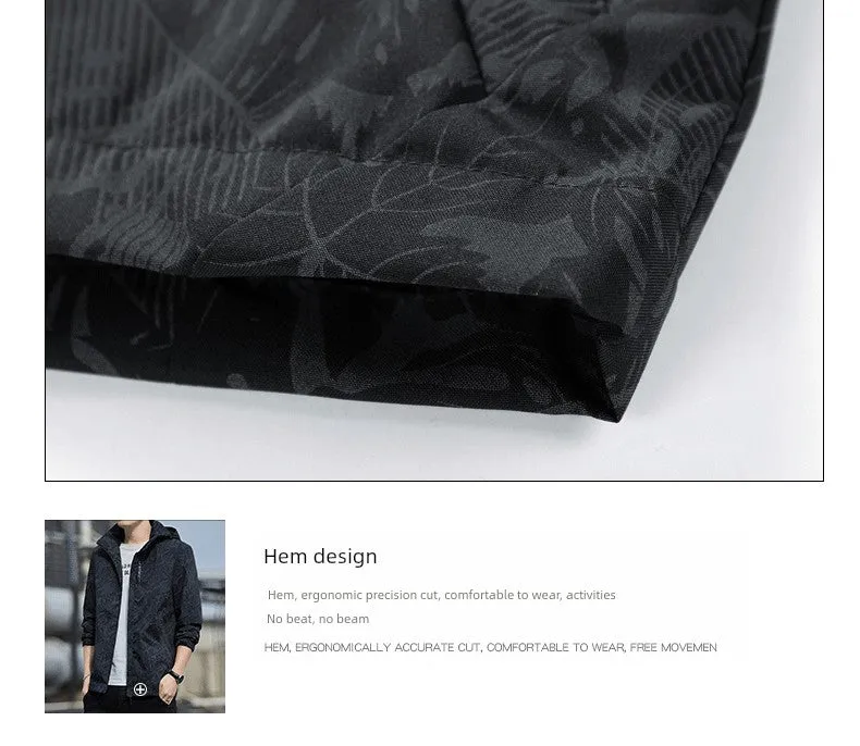 Trendy Summer Print Sun-Protective Clothing Three-in-One Shell Jacket