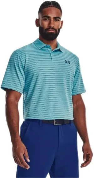 Under Armour Mens UA Matchplay Stripe Polo - Enhanced Breathability 4XL