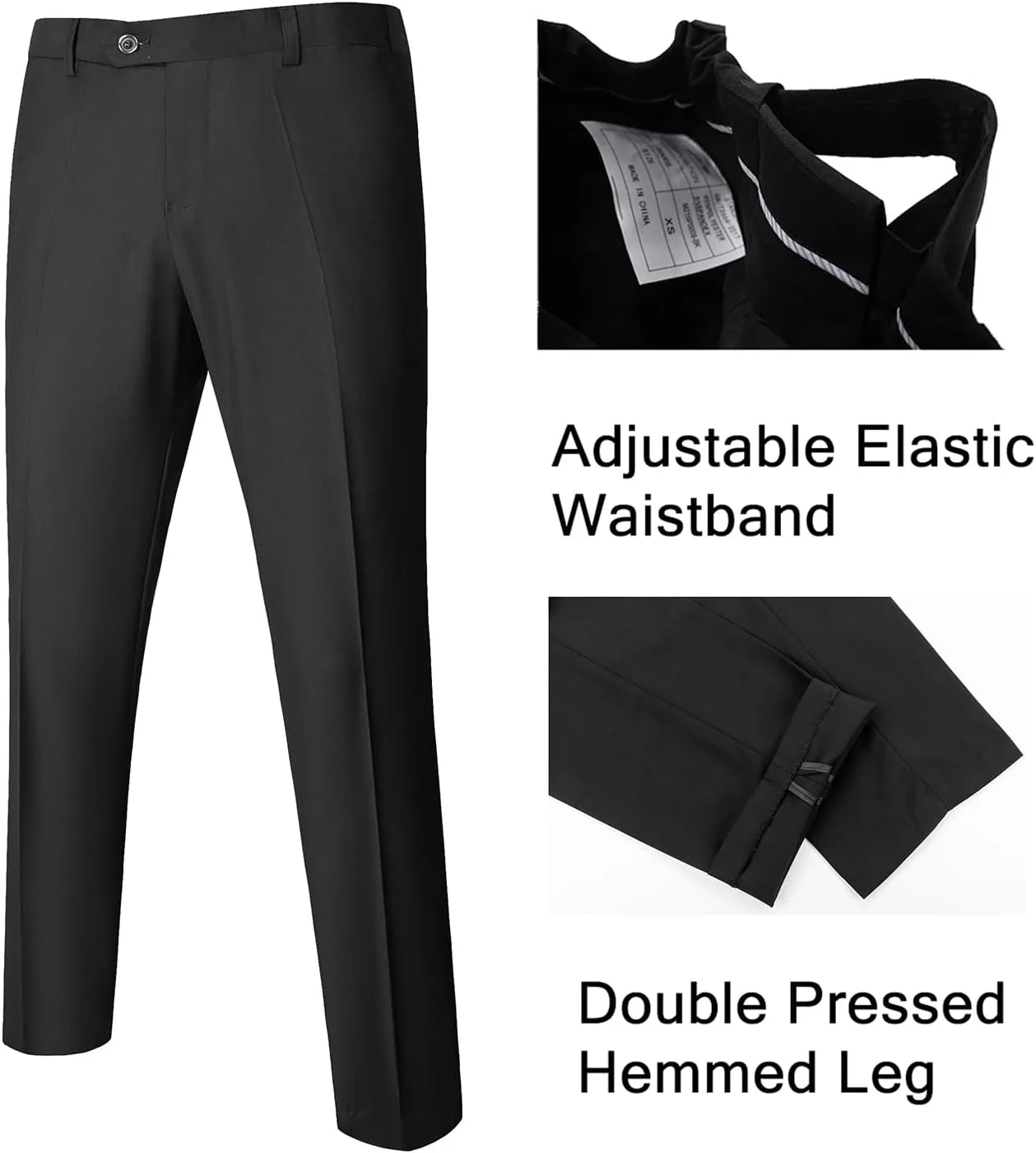 UNINUKOO Mens Floral Suits 3 Piece Tuxedo Suit Slim Fit Jacquard Tux Suit Set Shawl Lapel for Wedding Prom Suit