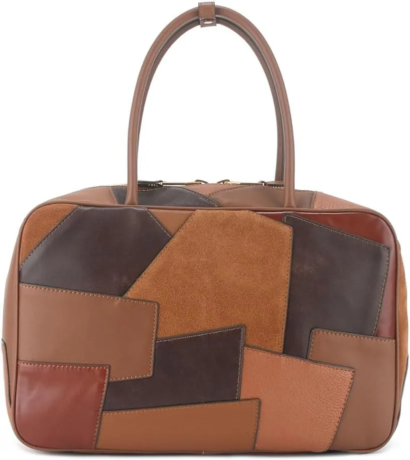 Vintage Tote Bags Top Handle Boston Bag Small Satchel Trendy Classic Purses Vegan Leather Large capacity 2024