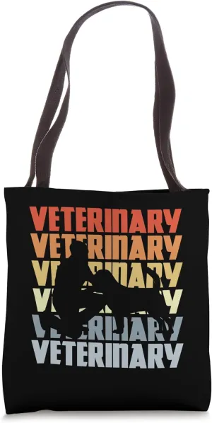 Vintage Veterinary Doctor Veterinarian Tote Bag