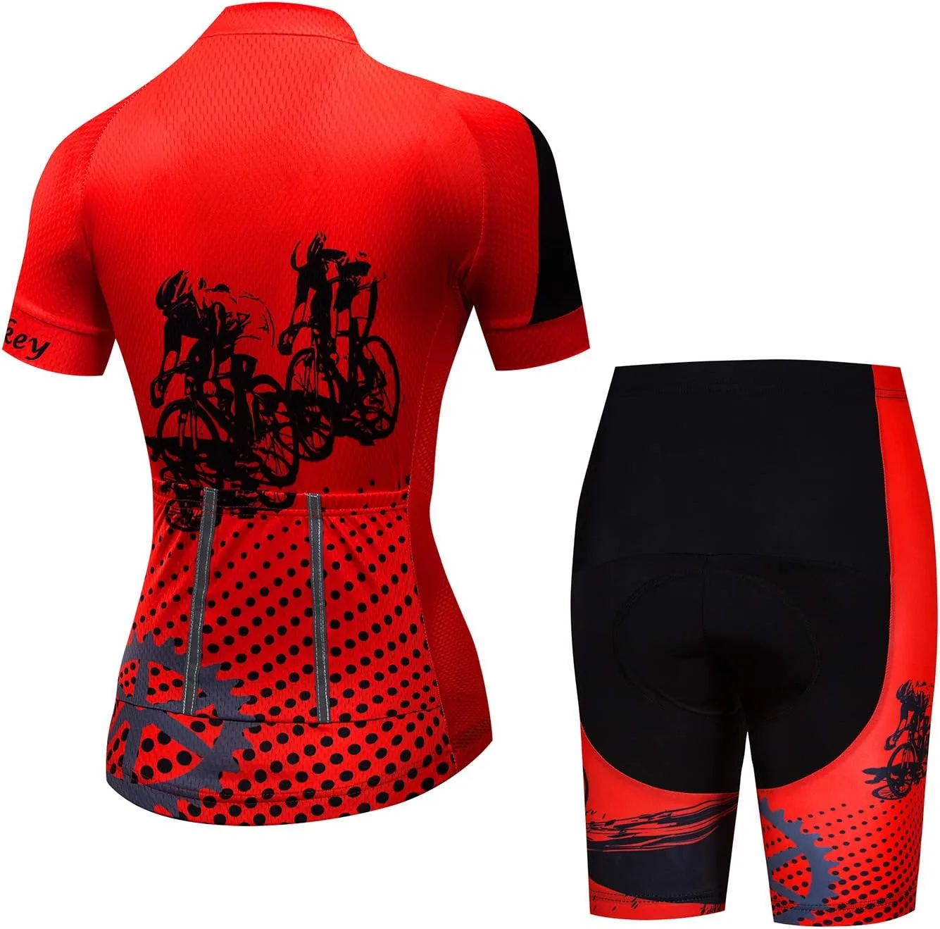 Women Cycling Jersey Sets MTB Bike Bib Shorts Sets Cycling Jersey Top Riding Road Bicycle Clothing Suits