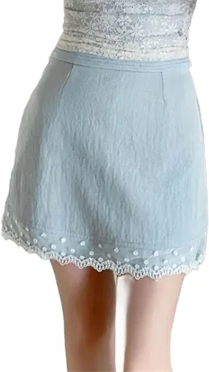 Women High Waisted Sports Short Skirt Style Women High Waist Mini Skirt Ladies Package Hip Skirts