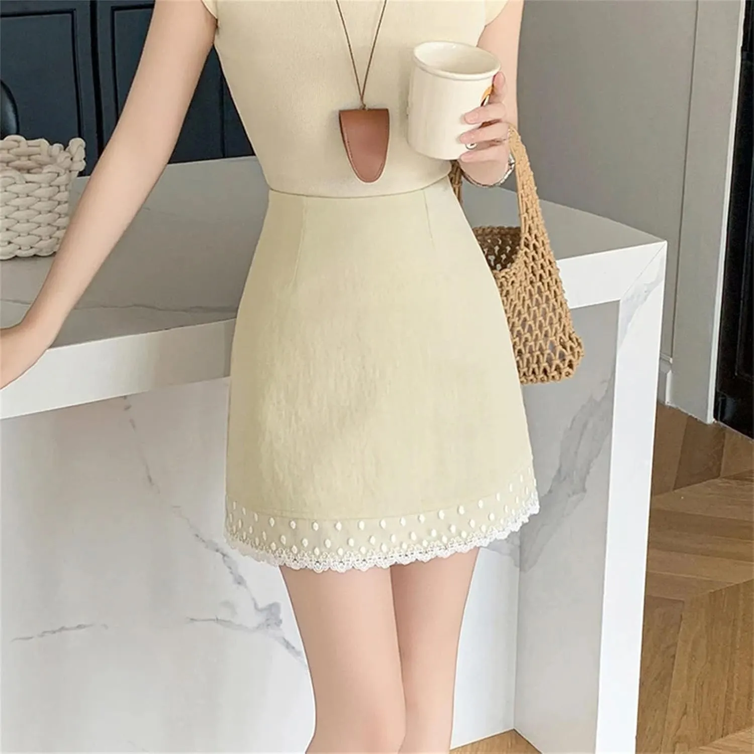Women High Waisted Sports Short Skirt Style Women High Waist Mini Skirt Ladies Package Hip Skirts