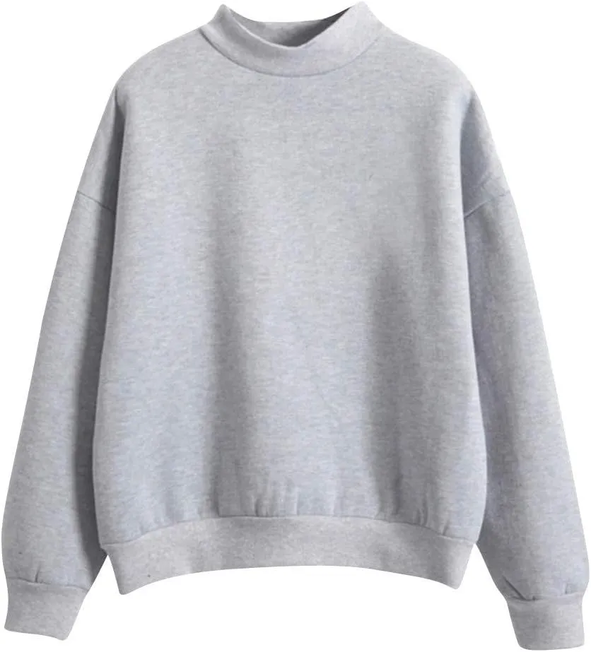 Women Long Sleeve Lightweight Sweatshirts Round Neck Plus Size Pullover Oversized Fashion Womens Hoodies