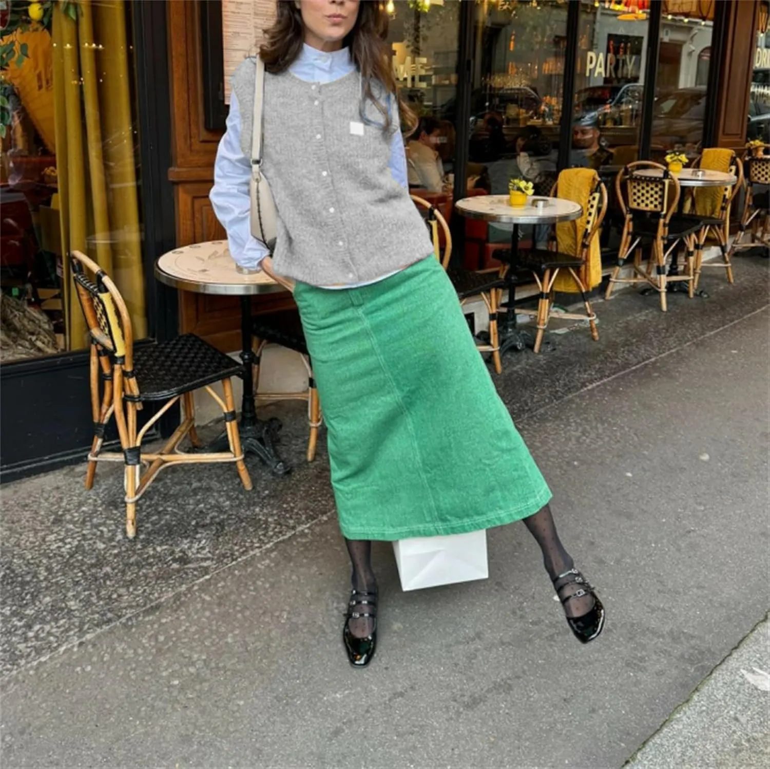 Women Y2k Knitted Sweater Vest Sleeveelss Button Down Round Neck Ribbed Knit Tank Top Cardigan Vest Streetwear