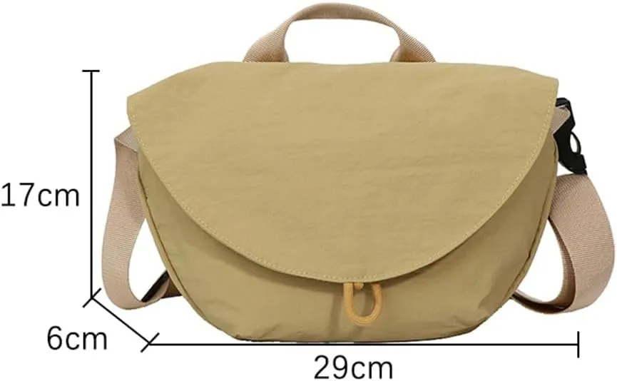 Womens Casual Nylon Shoulder Handbags 2025 Fashion Purse Top Handle Shopping Bag Zipper Lightweight Hobo Crossbody Bag